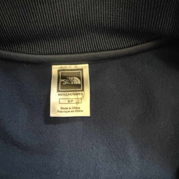 The North Face Men's Navy Jacket with Yellow Accents - Picture 5 of 9